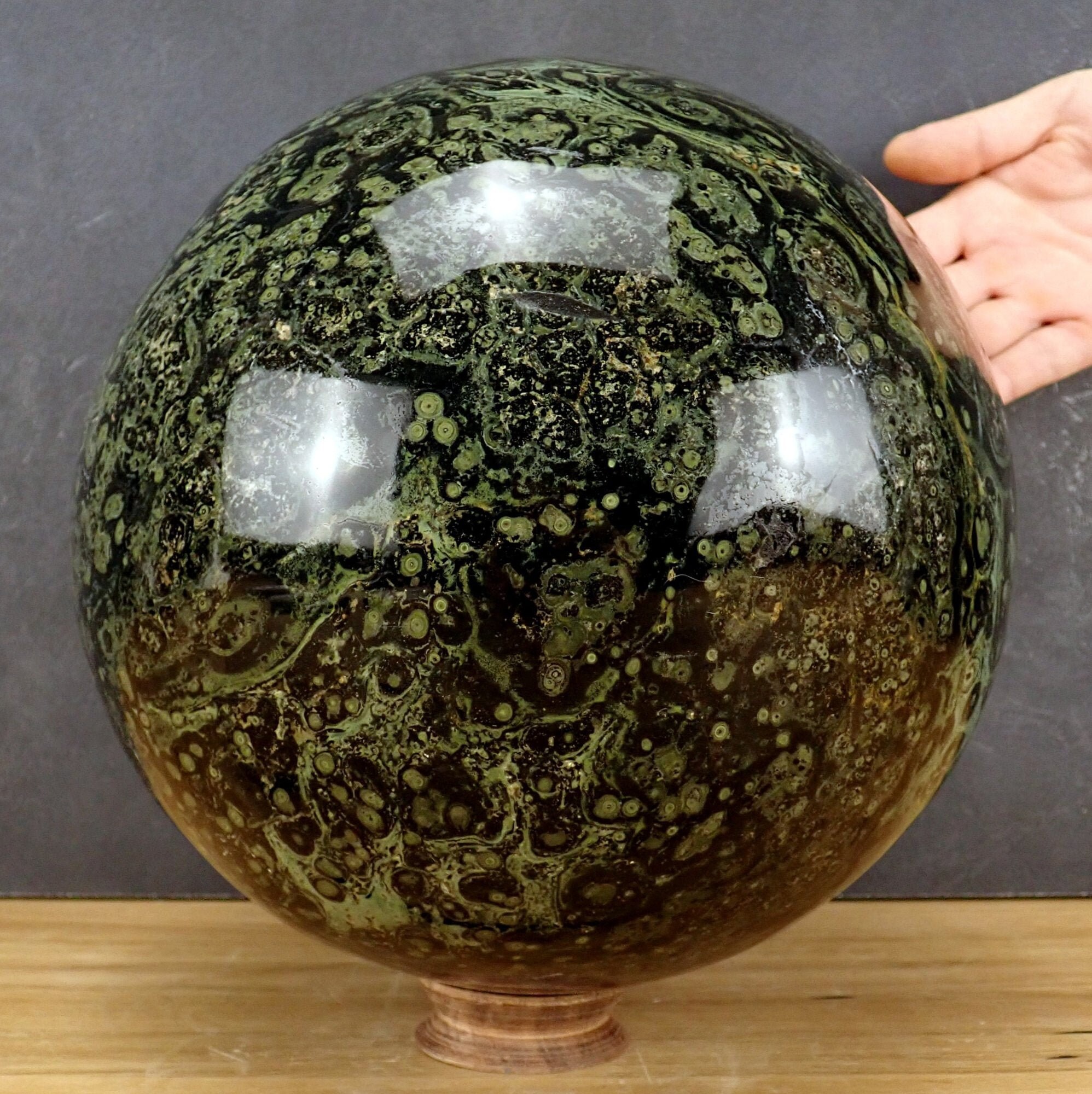 非常に大きなカンババ ジャスパー スフィア - 28207g - 260 mm - Etsy 日本