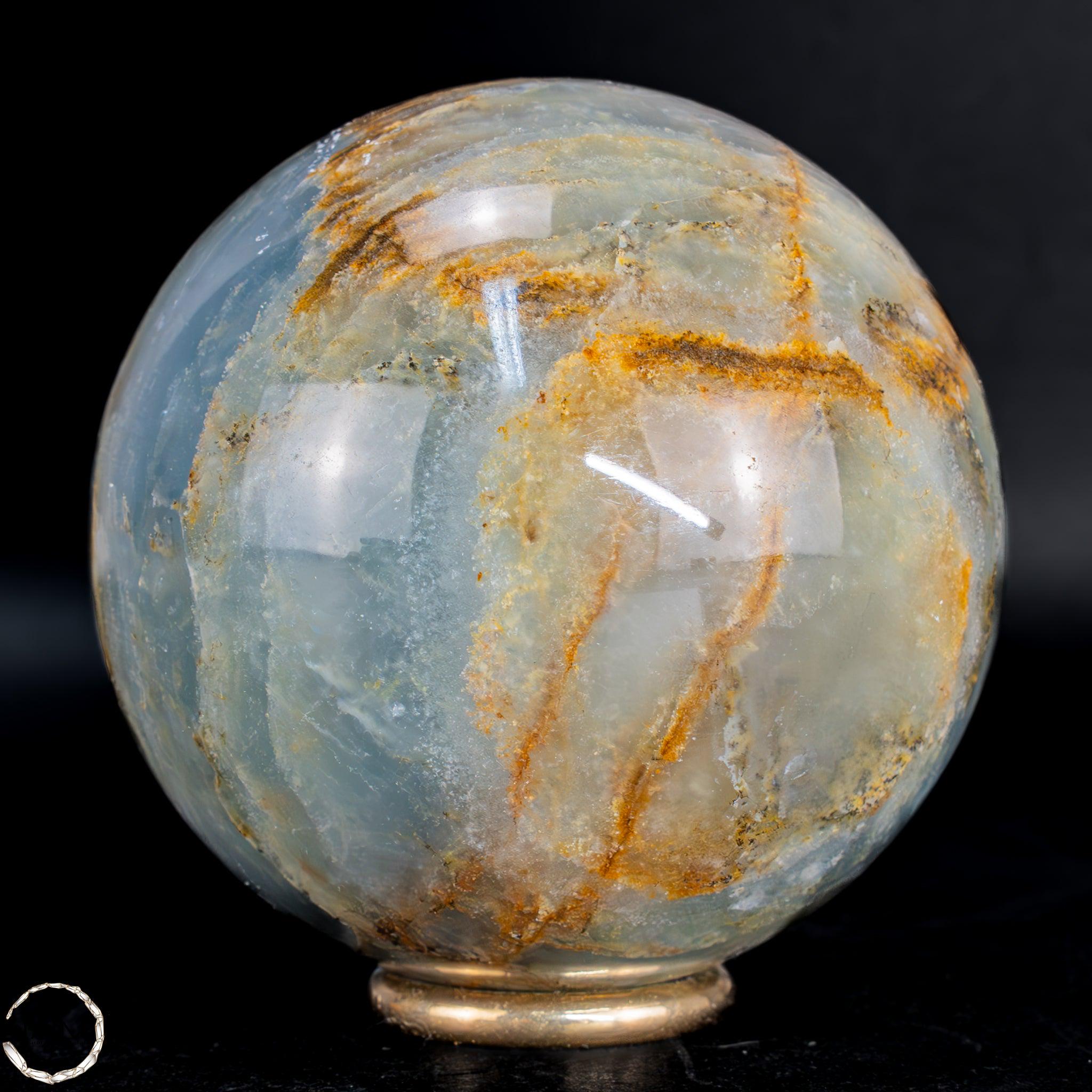 Rare Natural Blue Onyx Sphere, Argentina - 450.22 G - Etsy