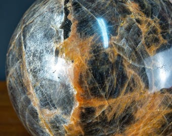 Natural Sparkling Moonstone Crystal Ball - 9224.91g - 205 mm