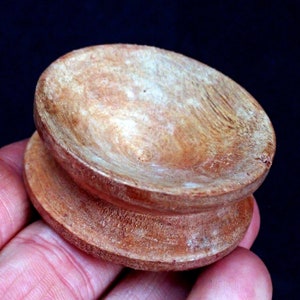 Small S Handmade wooden stand for crystals, balls and eggs
