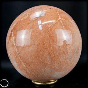 Natural Peach Moonstone Crystal Sphere - 2192.25g