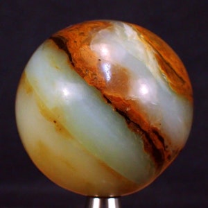 Blue Green Opal Ball - 153.38g - 51.7mm