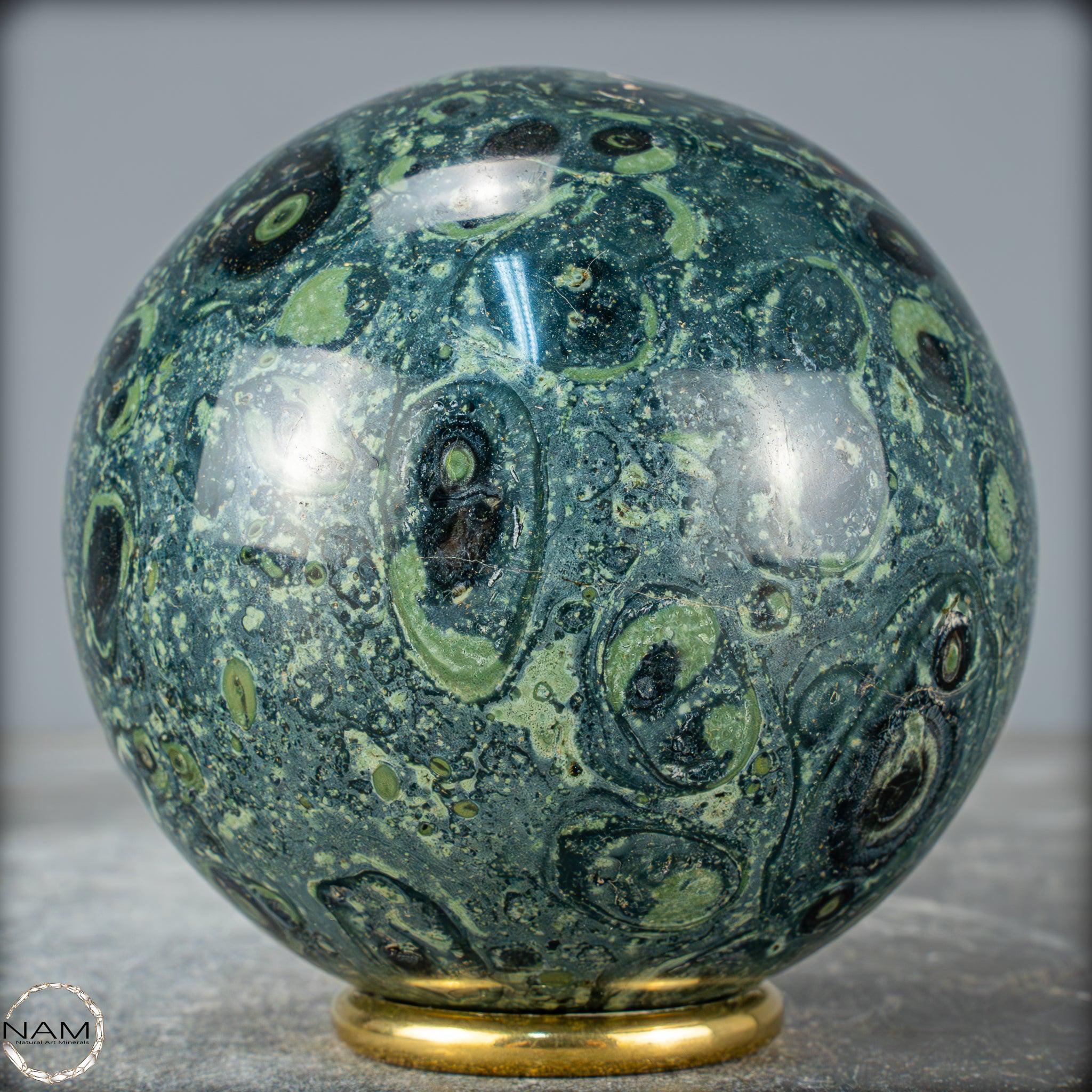 天然カンババジャスパークリスタルスフィア - 924.93g - 88mm - Etsy 日本