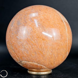 Peach Moonstone Sphere -532.38 g