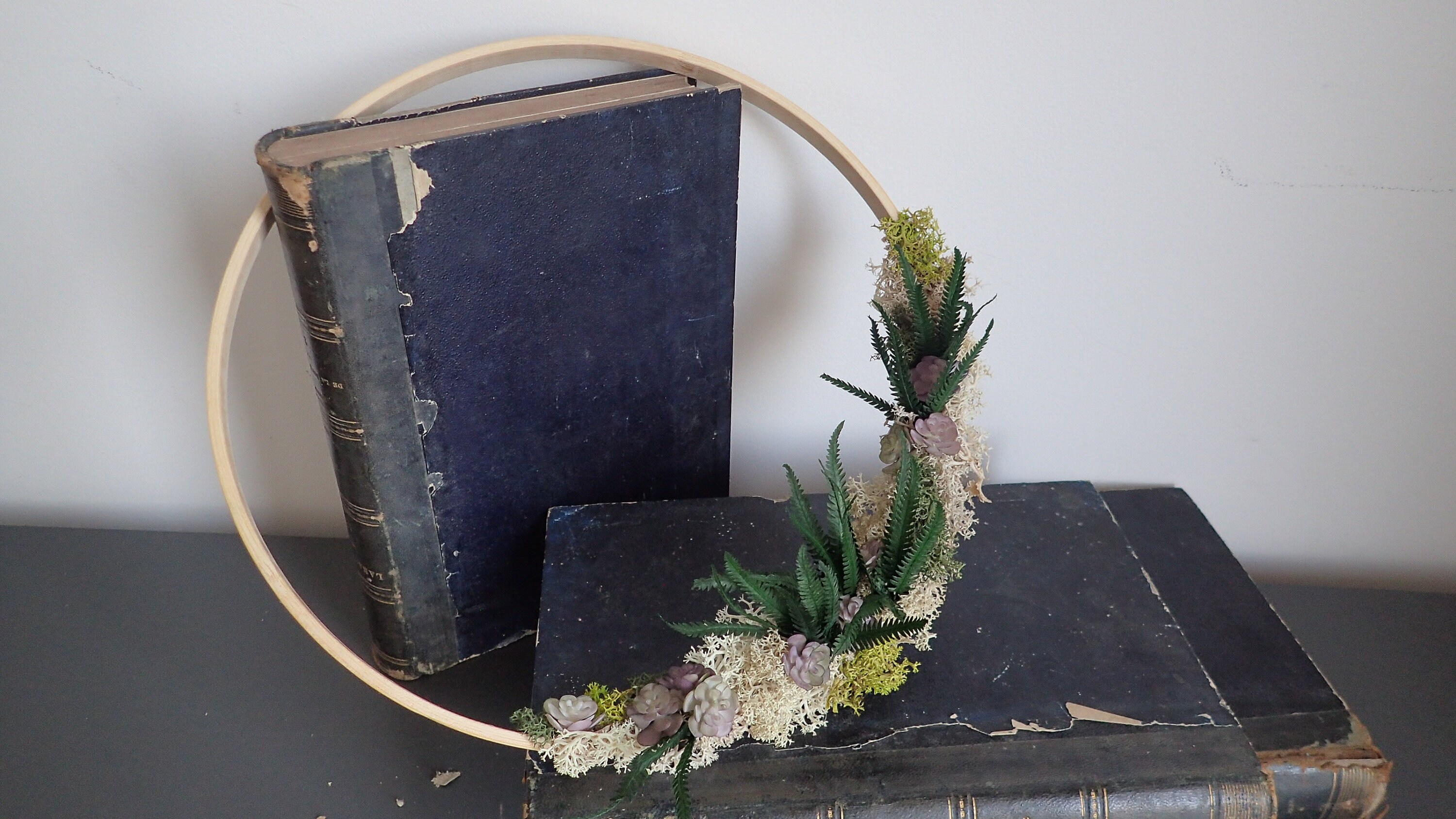 Cercle Fleuri, Cercle Végétal Stabilisé, Cadre Végétal, Décoration Murale Végétalecouronne Végétale 