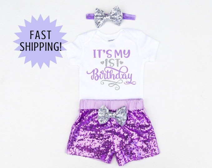 Girl Multiple Color Variations Available Girl 1st Birthday Outfit