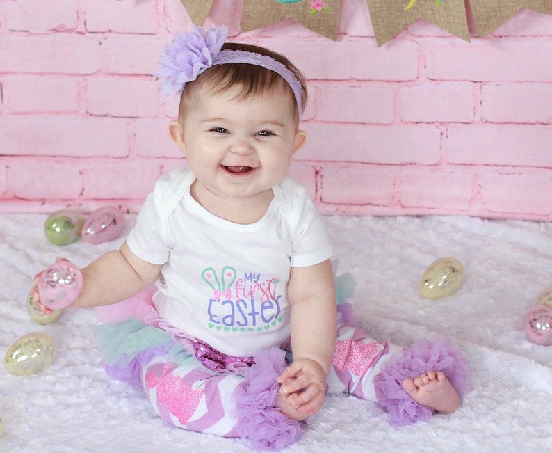 Baby Girl Easter Outfit 1st Easter Outfit Easter Outfit Baby Girl Easter for Newborns My First Easter Baby Easter Outfit