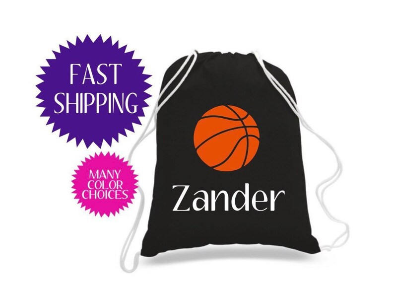 Basketball Gifts Youth Basketball Bag Basketball Player Gift Kid Basketball Drawstring Bag Toddler Boy Gift Toddler Boy Bag Sports Backpack
