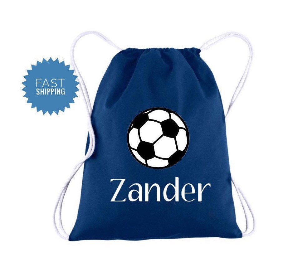 Soccer Gifts Soccer Drawstring Bag Toddler Boy Gift Toddler Etsy