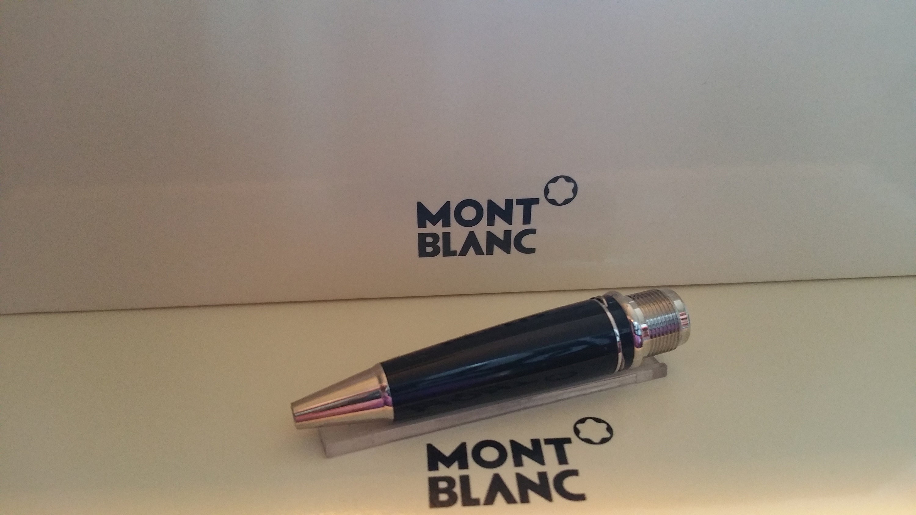 MontBlanc pen replacement parts Mont Blanc Lower Barrel Black Gold ...