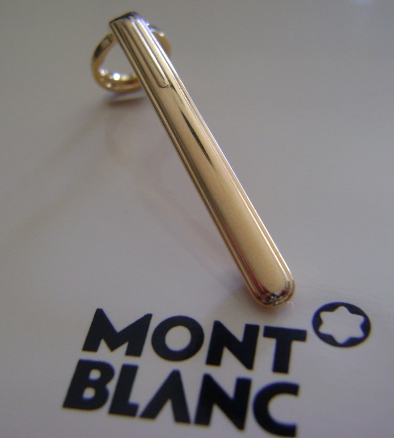 Montblanc Pen Parts Pocket Clip Mont Blanc Fit 145 Chopin Gold Etsy
