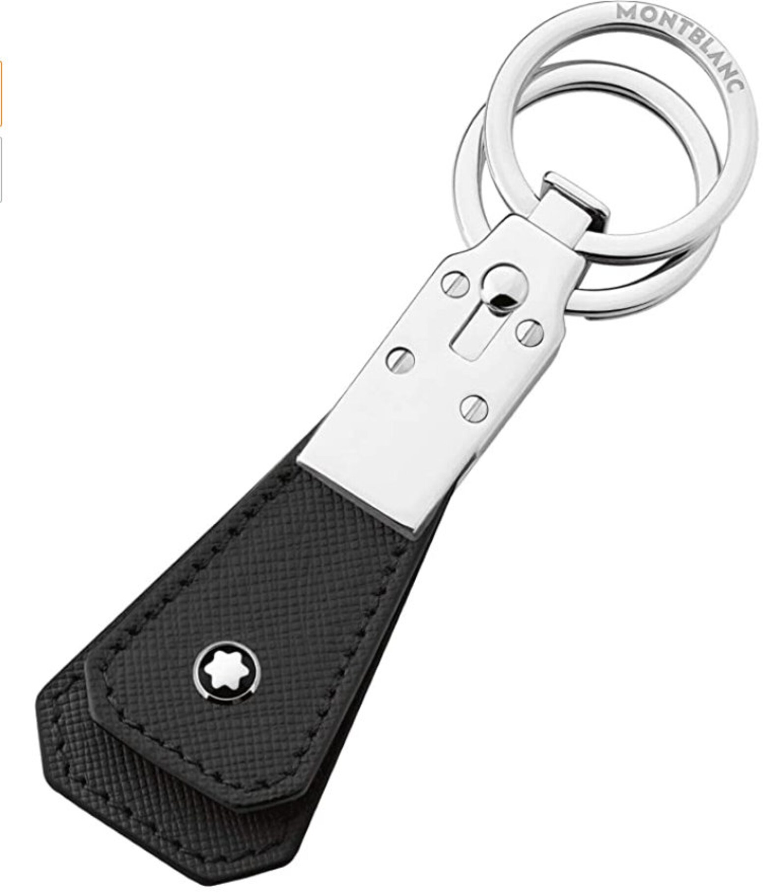 Mont Blanc key ring MontBlanc Key chain Double Leather / Etsy