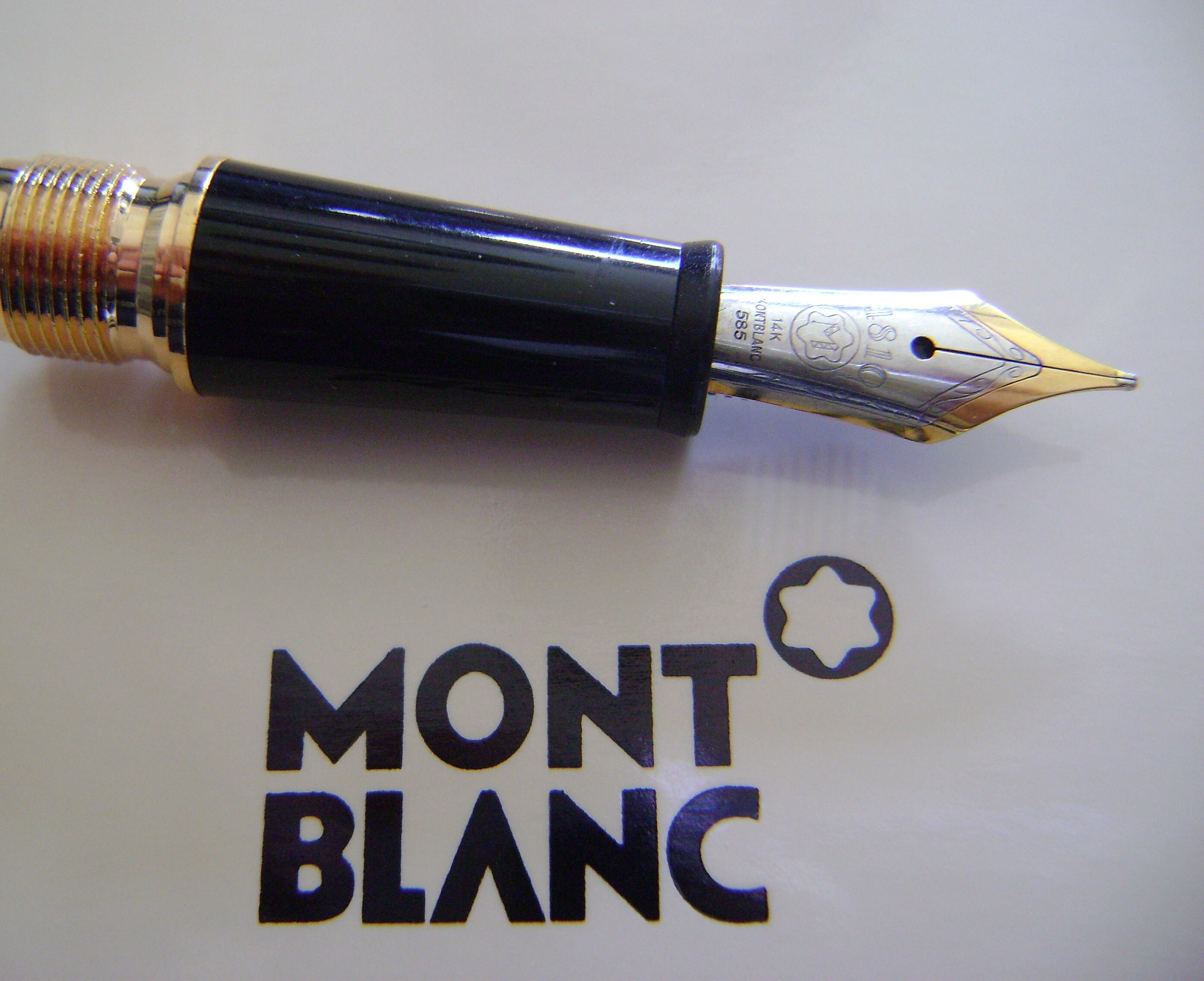 Parts Replacement Pen Nib Montblanc For Chopin145 Gold Trim Etsy