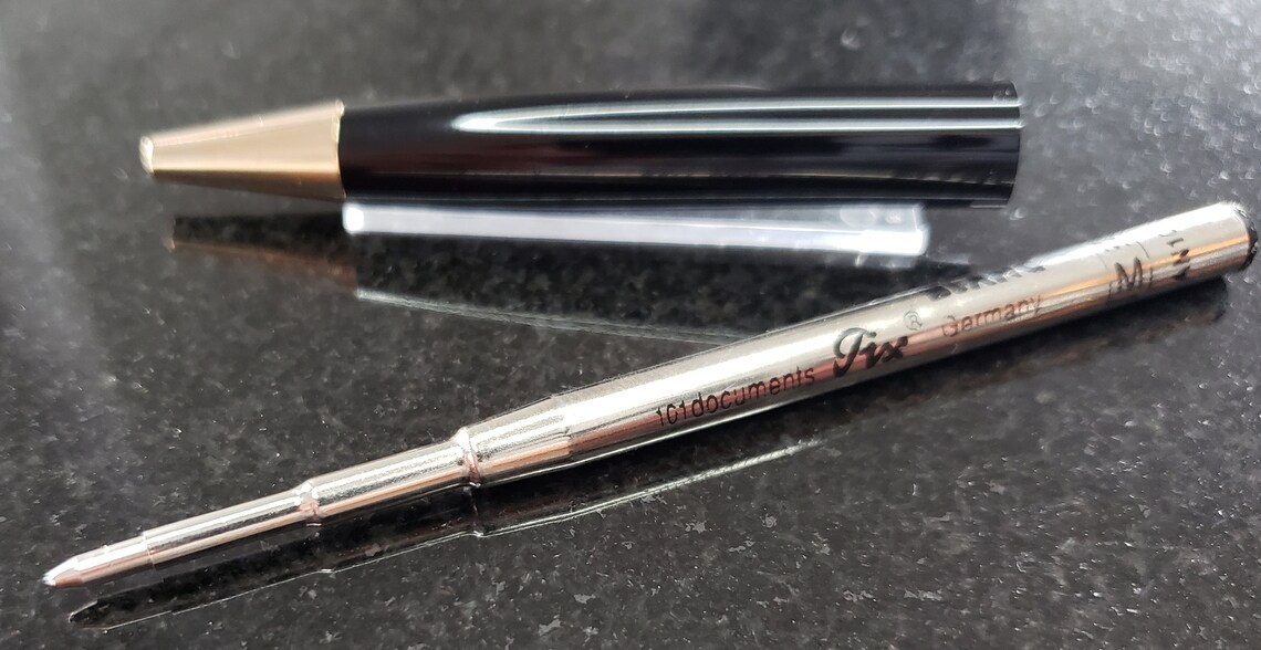 MontBlanc pen replacement parts Mont Blanc Lower Barrel Black Etsy