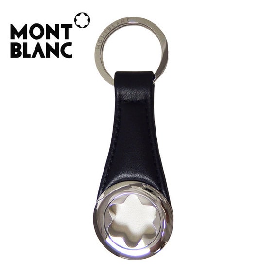 Mont Blanc key ring MontBlanc Key chain Leather #