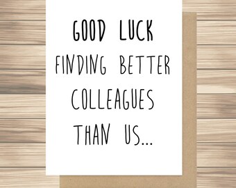 farewell card etsy farewell card