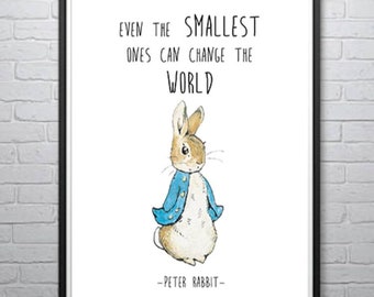 peter rabbit quote etsy