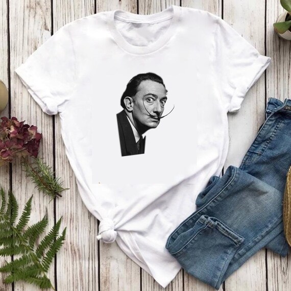 Salvador Dali T-shirt: Vintage Surrealist Art, Softstyle Cotton
