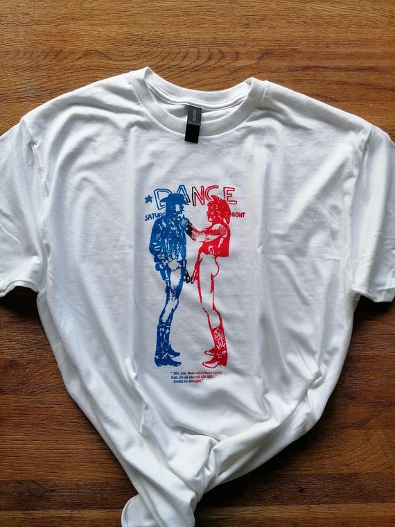 Two Cowboys Graphic T-shirt: Vivienne Westwood Style Art Print - Etsy