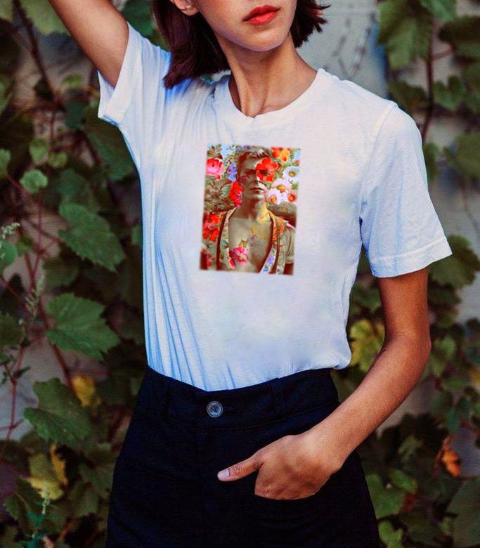David Bowie Vintage Ziggy Stardust Distressed T-Shirt - Official Licensed Music Tee In Black