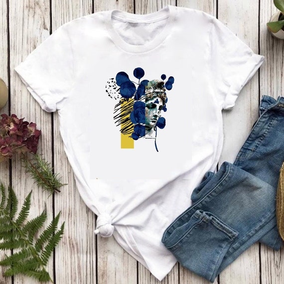 Athena T-Shirt: Greek Goddess Art, 100% Cotton Tee