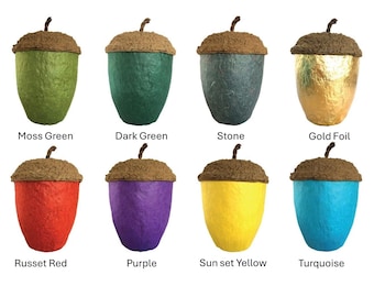 Acorn Urn for Ashes | Paper Mache Acorn | Memorial Keepsake | Acorn Human Ashes Urn - Human Ashes Urn - Acorn Ashes Urn, Eco-Friendly Acorn