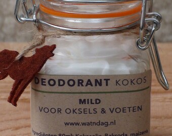 Organic and vegan Deodorant MEDIUM without essential oil, 80ml