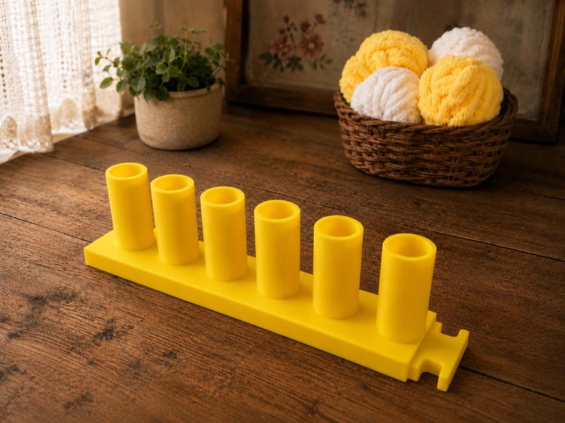 Chunky Yarn Blanket, 9" Knitting Loom, 1 Inch Peg, Sturdy Modular Blanket Loom, Chunky Yarn, 3D Print, Beginner Loom Kit, Easy to Store. image 14