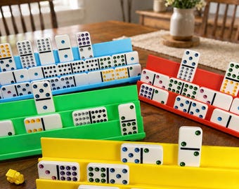 Mexican Train Domino Holder with Train | 3D printer rack