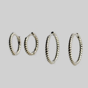 Small huggie hoop earrings. Sterling silver huggie hoops. Dainty gold hoop earrings. Tiny hoop earrings. Minimalist circle earrings