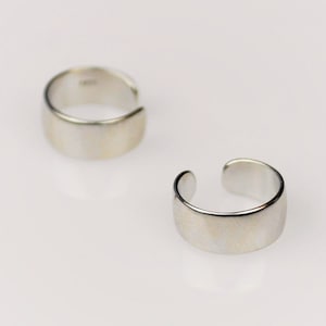 Conch Ear Cuff No Piercing • Sterling Silver Cartilage Ear Cuff Earrings • Fake Helix Piercing Ear Wrap