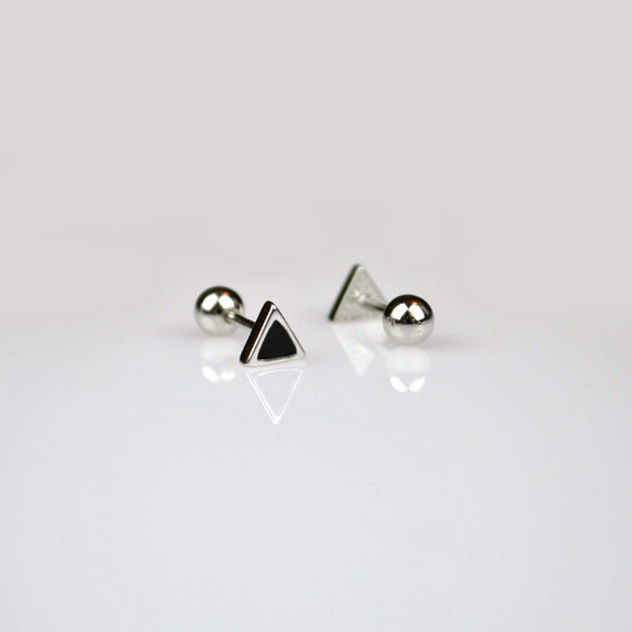 Mens screw shop back earrings