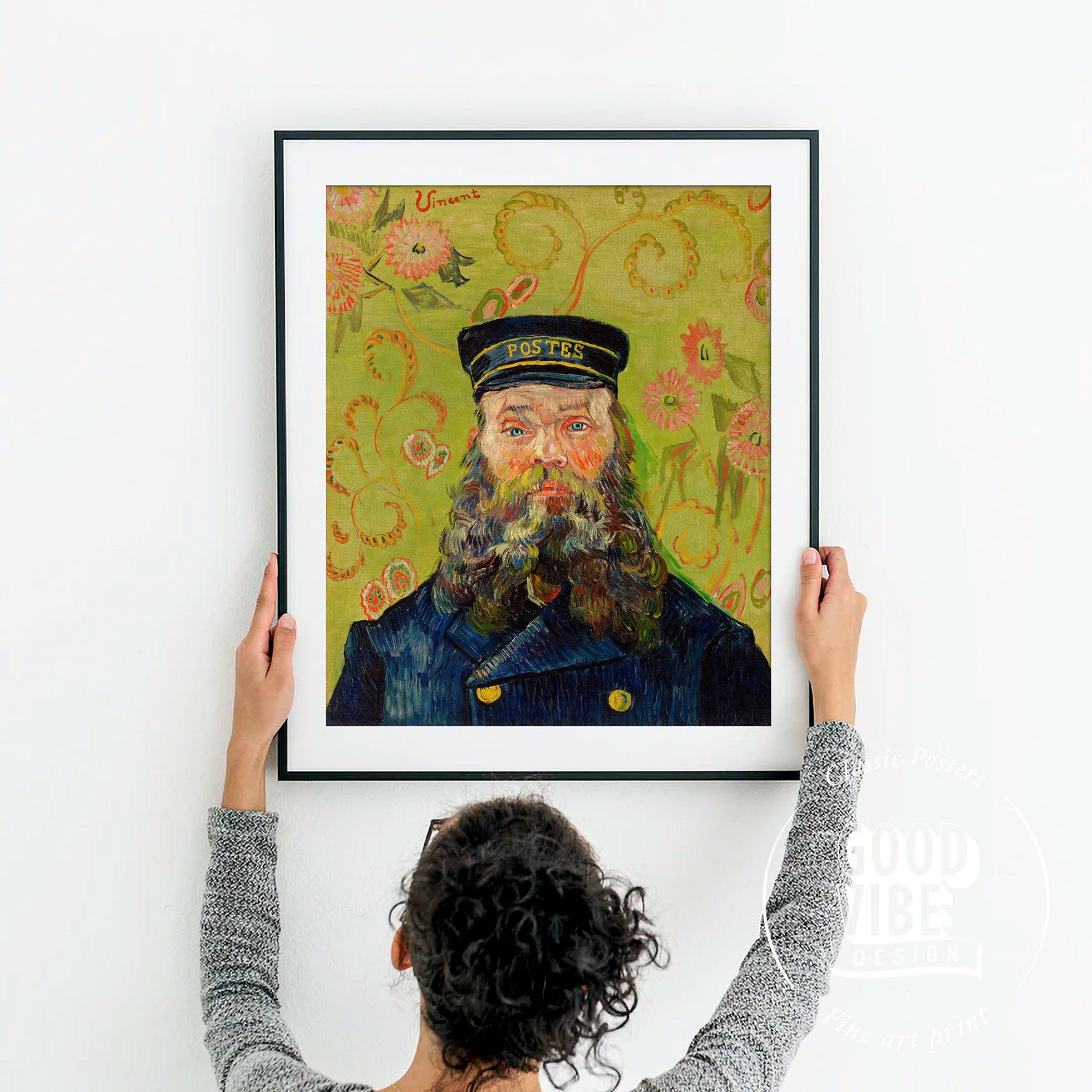 Vincent Van Gogh Portrait Vintage Wall Art Post Impression - Etsy
