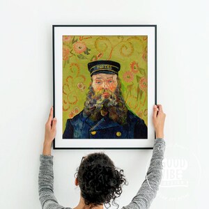 Vincent Van Gogh Portrait Vintage Wall Art Post Impression - Etsy