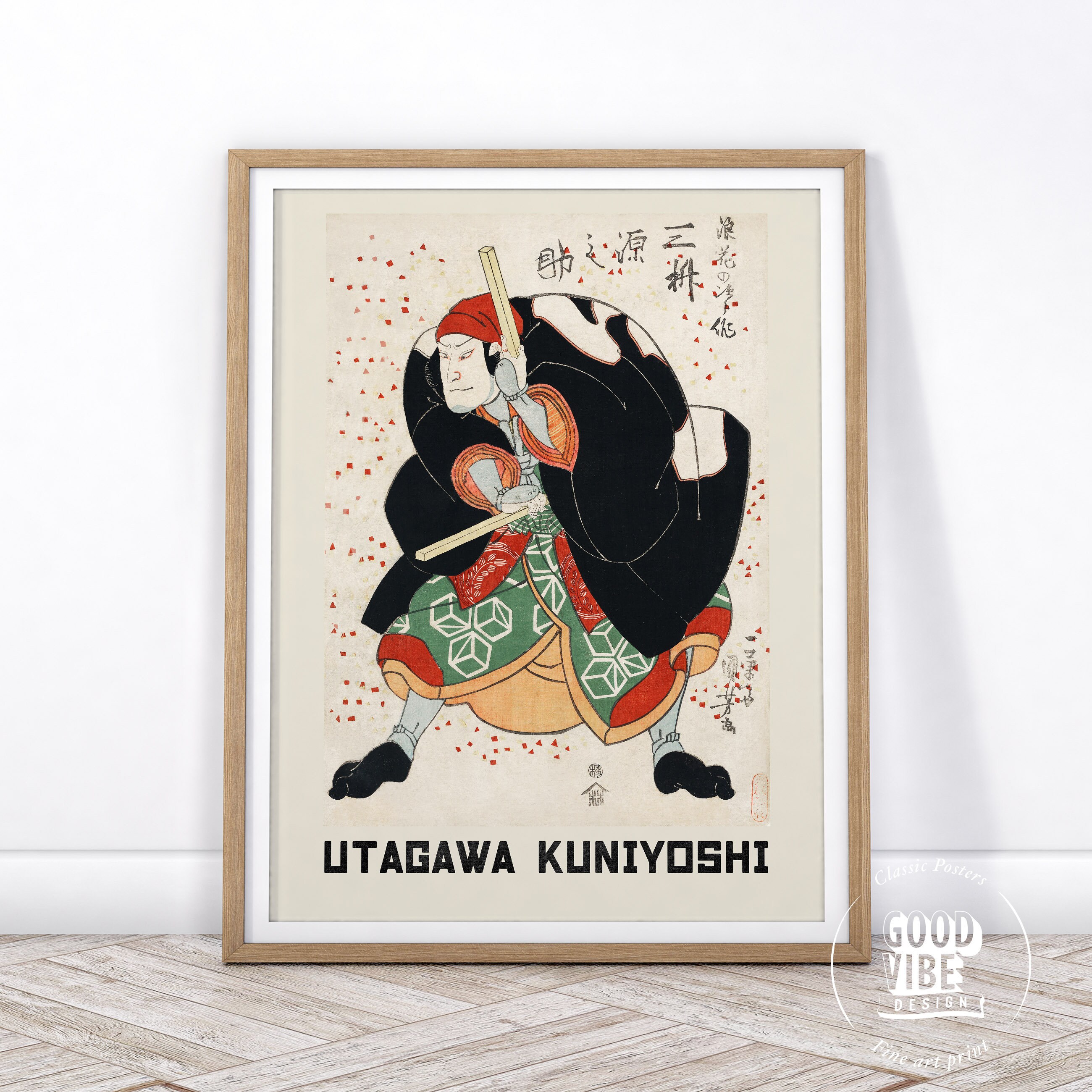 Utagawa Kuniyoshi Japanese Samurai Art Print, Oriental Decor - Etsy