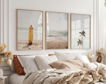 Coastal Serenity Beach Photography Art Print Set 22-17