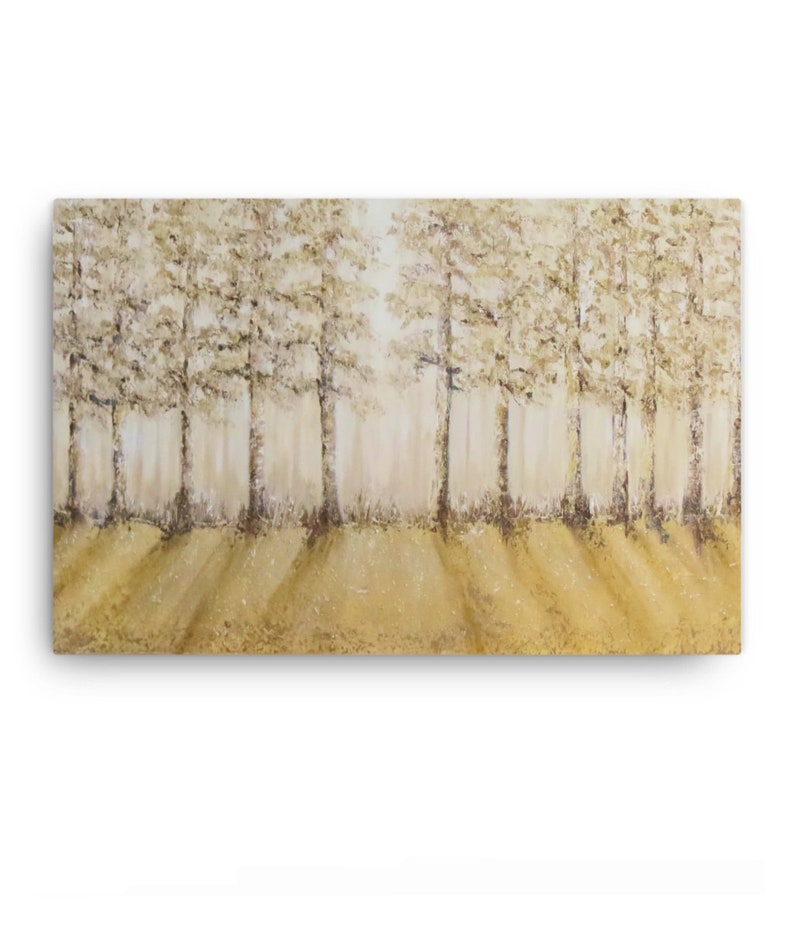 16 x 12 Stretched Canvas Print Woodland Dawn Ready to Etsy