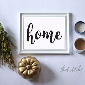 Housewarming gift, modern cross stitch pattern, counted cross stitch, easy cross stitch pattern, farmhouse decor, gift for mom, #038