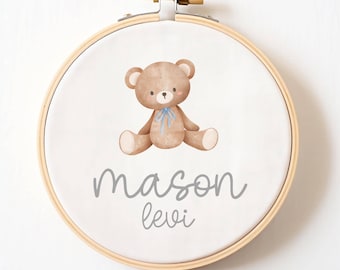 Custom Counted Cross Stitch Pattern, Modern Baby Birth Announcement, Personalized Baby Shower Gift, Digital Download PDF, DIY Nursery Decor