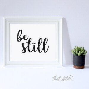 Inspirational Counted Cross Stitch Pattern, Scripture Cross Stitch ...