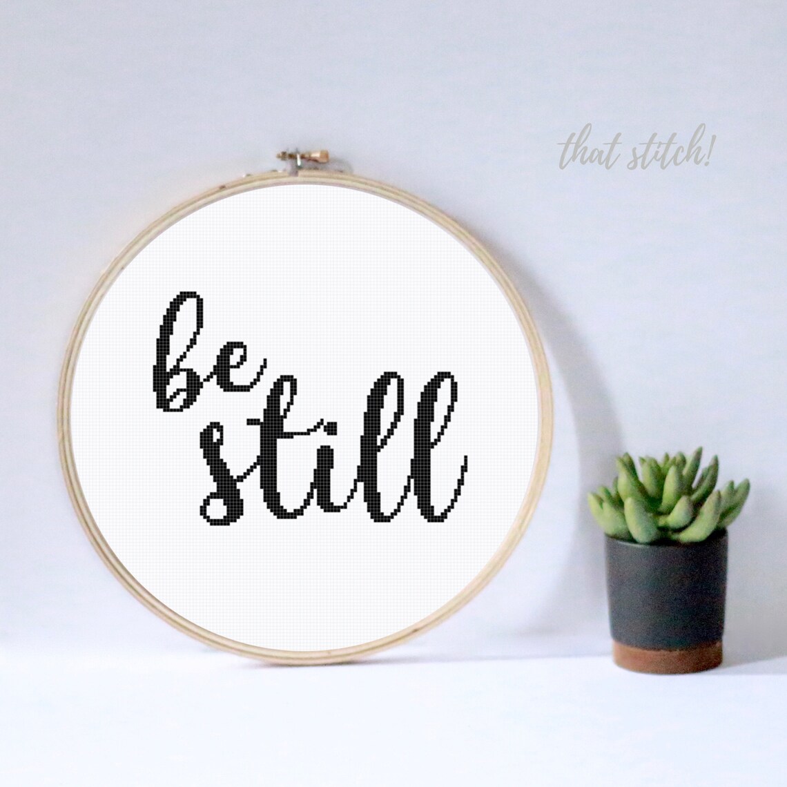 Inspirational Counted Cross Stitch Pattern Scripture Cross | Etsy