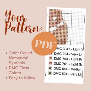 Custom Wedding Date Counted Cross Stitch Pattern, Personalized ...