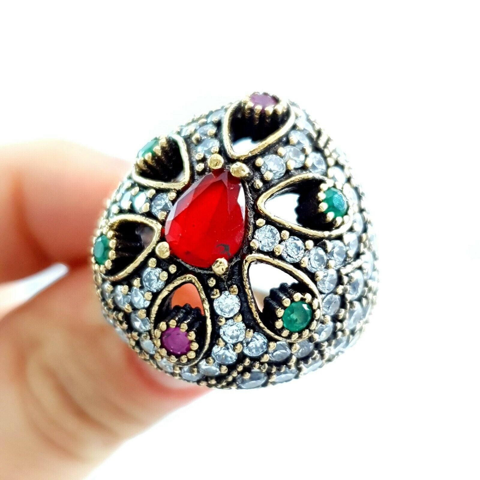【HEYHORANG】RIIZE着用★[925 Silver] D-day Silver Ring 925 Sterling Silver Vintage DGS Turkey Hand Braided Wedding