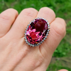 Turkish Ottoman Jewelry, Color Changing Center Gemstone, Ladies Alexandrite Ring, 925 Silver
