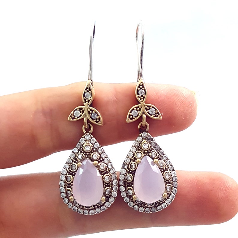 Retro Style Jewelry 925 Sterling Silver Ladies Earrings Hurrem Sultan E2392