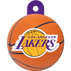 Los Angeles Lakers NBA Pet ID Tag - Large Circle