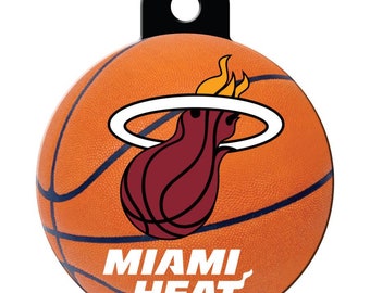 Miami Heat NBA Pet ID Tag - Large Circle