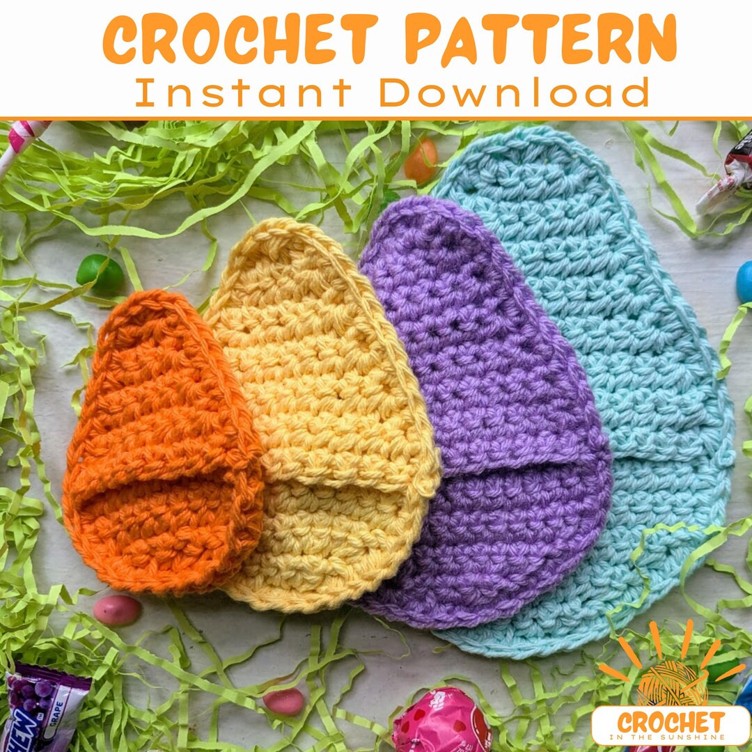 Reusable Easter Egg Crochet Pattern - Etsy