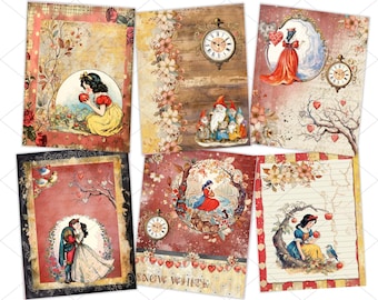 Die Schönste von Allen, 8.5x11, Digital Scrapbook Paper