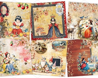 Die Schönste von Allen, 12x12. Digitales Scrapbook Papier